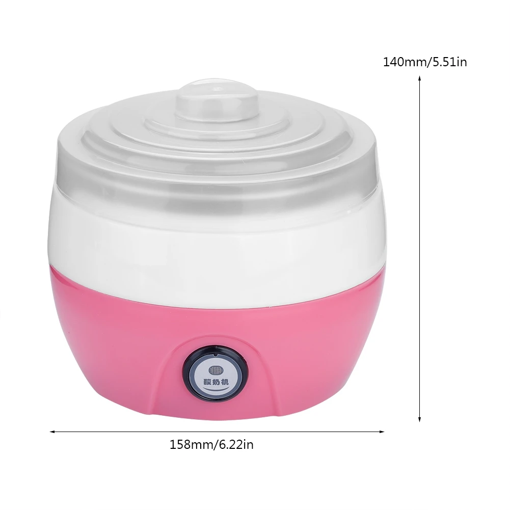 DIY Maker Household Automatic Electric Stainless Steel Inner Container Yogurt Machine Yogurt Maker Machine 1L for Kitchen Home 2