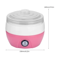 DIY Maker Household Automatic Electric Stainless Steel Inner Container Yogurt Machine Yogurt Maker Machine 1L for Kitchen Home 2