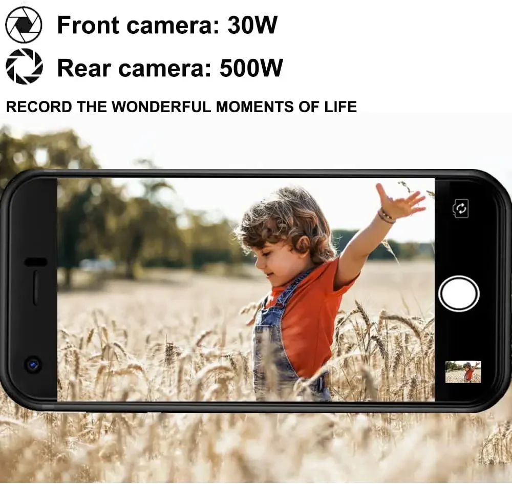 SOYES 7S Mini Android Smart Phone 1GB RAM 8GB ROM 2.54 Inch HD Screen Quad Core 5.0MP Camera Dual SIM Ultra Thin Mobile Phone 4