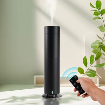 120ml Remote-Controlled Modern Metal Tower Aroma Diffuser Machine Stylish Scent Diffuser with Remote Control for Home Bedroom 1