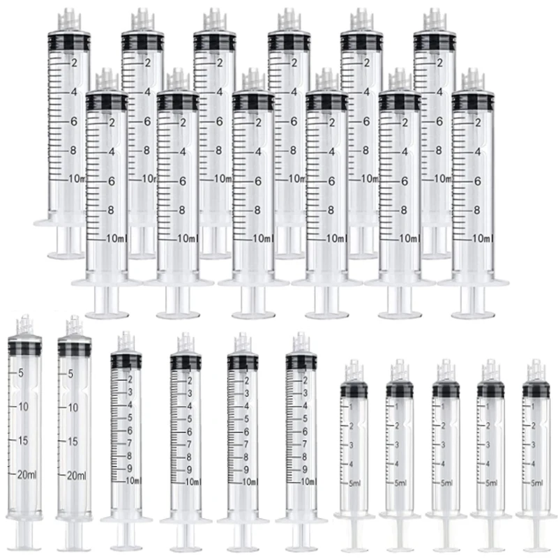 5ml/10ml/20ml/30ml/50ml/100ml Syringe Without Needle Screw Storage Crimp Dispensing Lock syringe