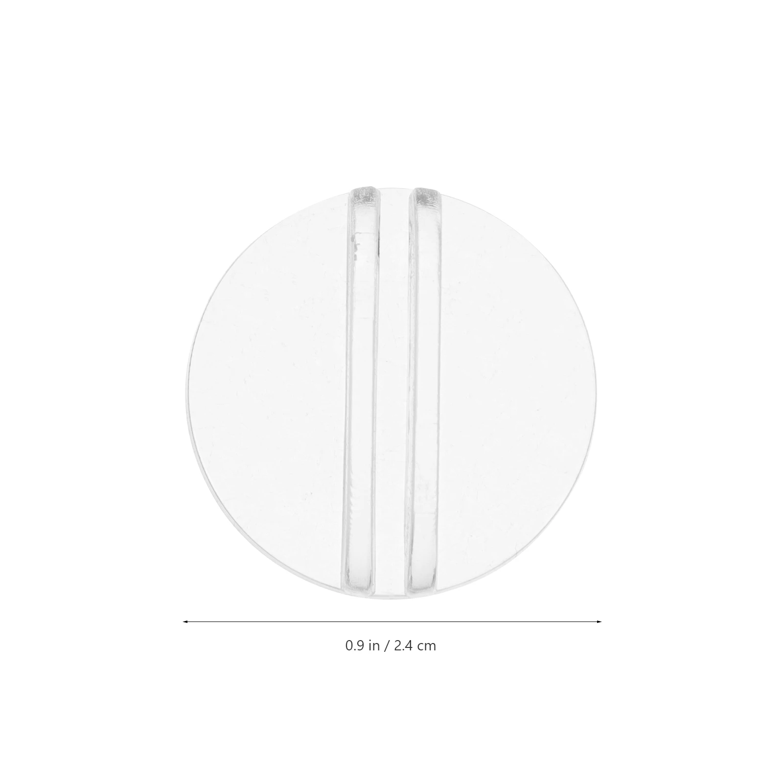 50pcs Business Cards Stand Tabletop Card Holder Clear Plastic Card Display Stand Base Store Sign Holder 2.4x2.4x1cm 2