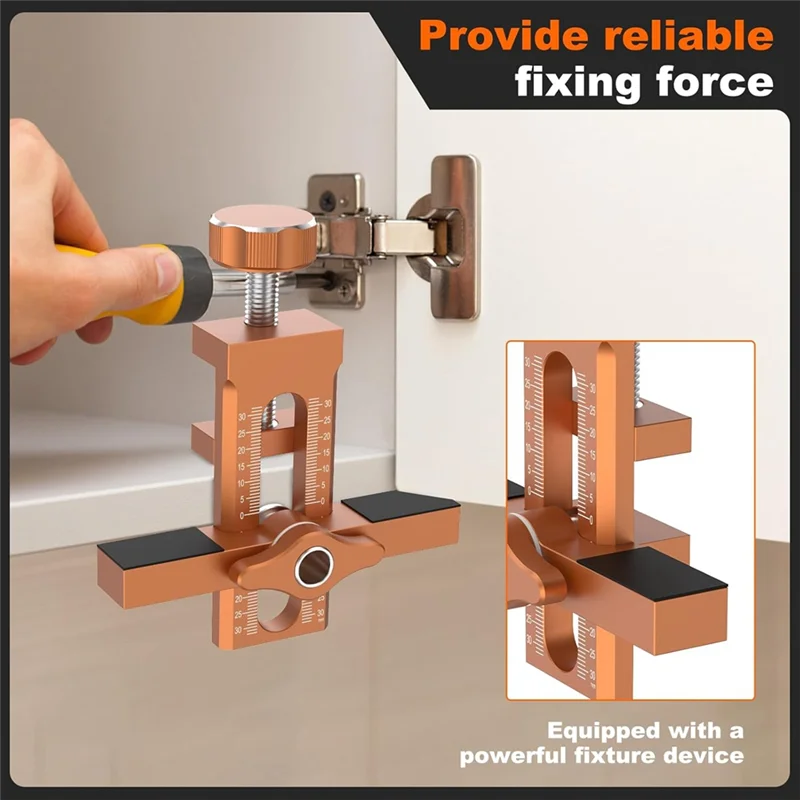 A02F-Installation Jig With Adjustable Positioner For Frameless Cabinets, For Woodworking