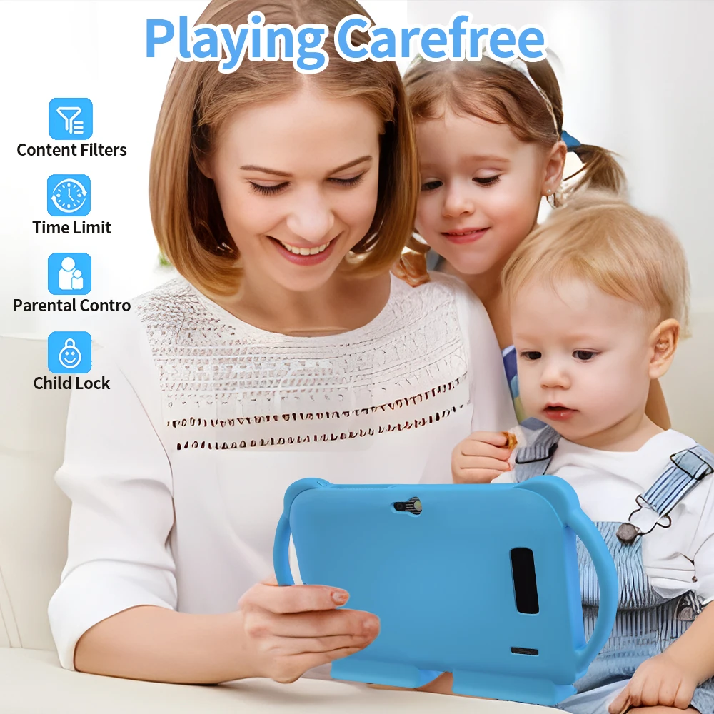 New 7.0-inch children's gaming Tablet for Android 9.0 Quad core 4GB RAM 64GB ROM children's gift Tablet with 4000mAh Battery 3