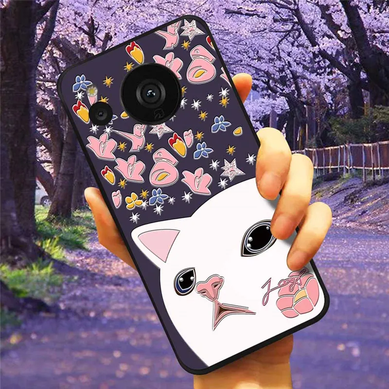3D Relief Cartoon Silicone Back Cover - Embossed Soft Case