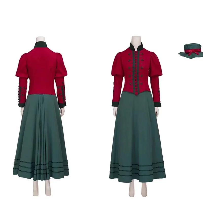 

Женское длинное облегающее платье, длинное платье в английском ретро-стиле с юбкой и шляпой, в средневековом стиле 1920-х годов, костюмы для Хэллоуина