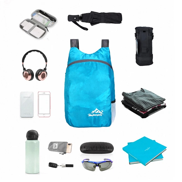 Foldable Waterproof String Backpack for Gym Workout Outdoor Running Travel Cartoon School Eco Friendly Shopping Bag with Zipper - Image 5