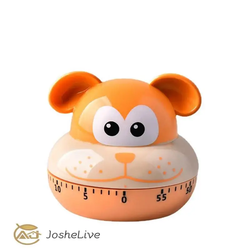 

Timer Digital Manually Controlled Time Reminder Cooking Tools Rotary Timing Cartoon Animal Shape Cooking Alarm Clock Cute