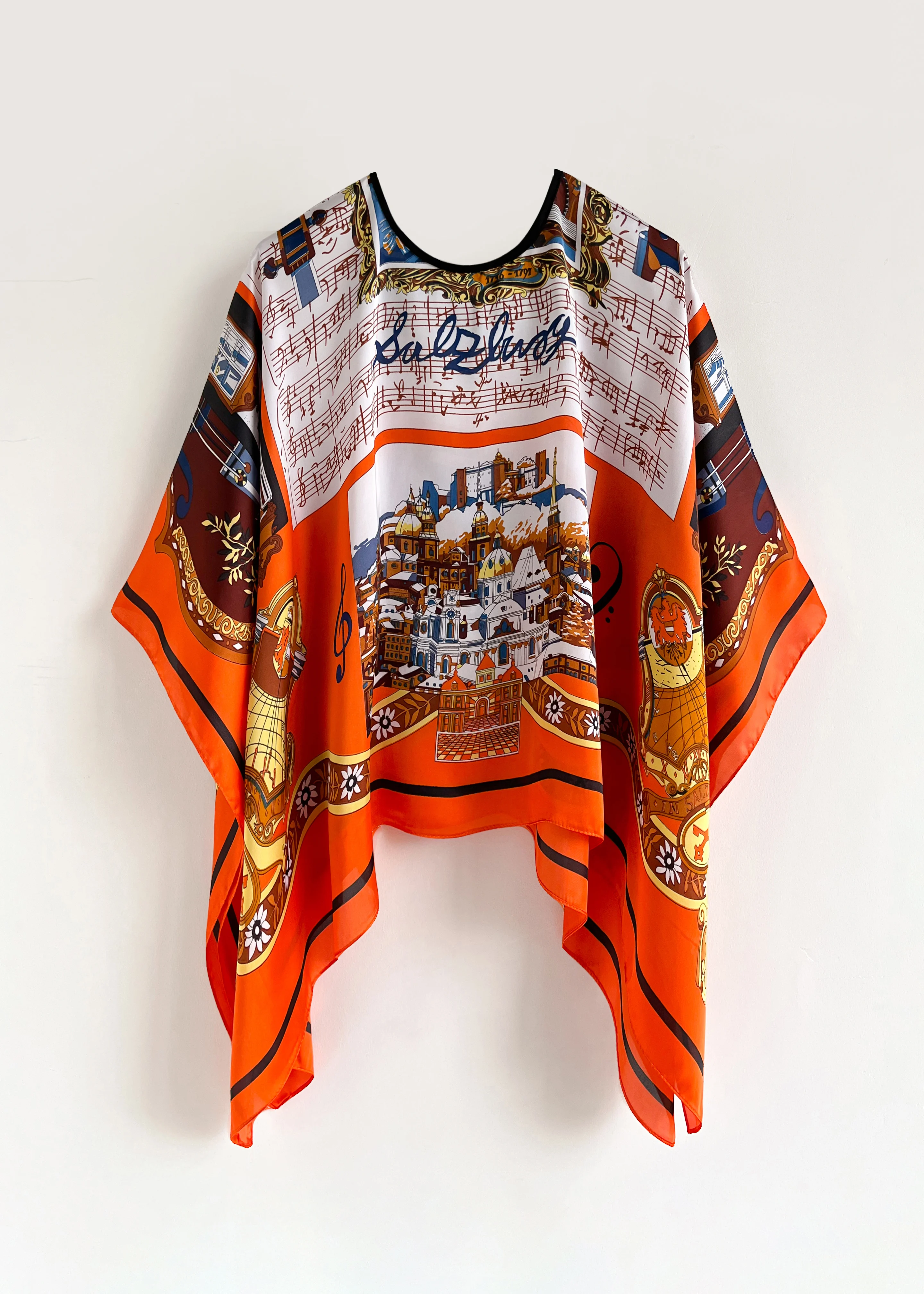 Poncho Pullover Shawl Sun Protection Scarf 2024 New Versatile Scarf Paired With Women's Loose Summer Sunscreen Leisure Clothi