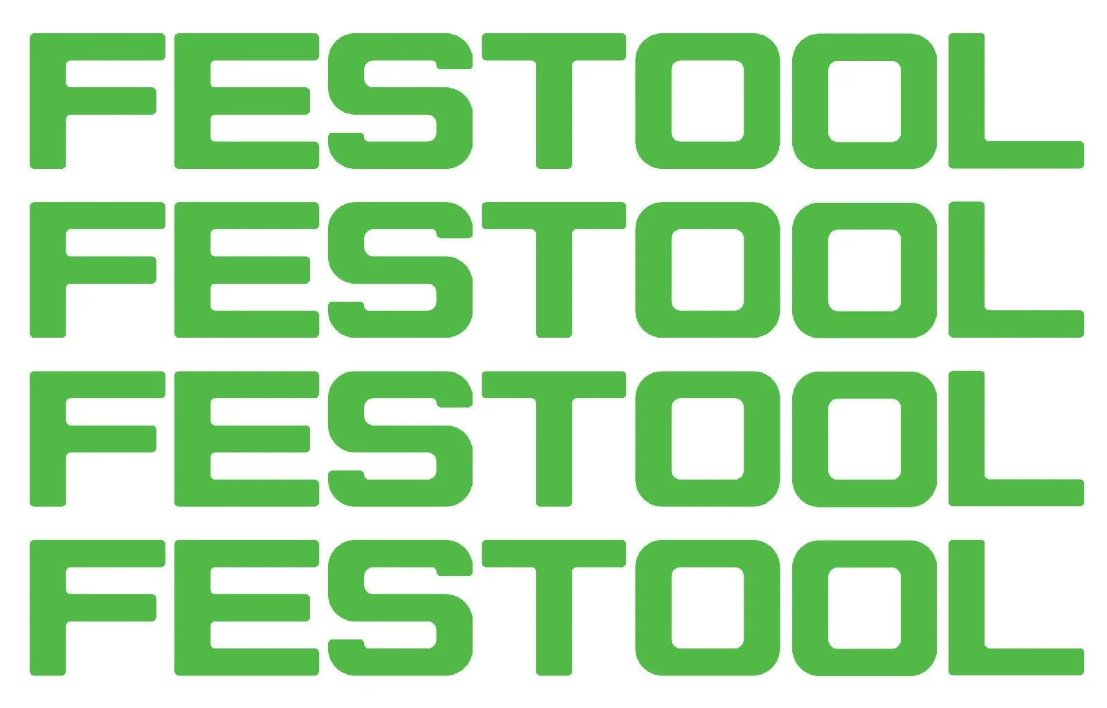 

For 4X Window Car Vinyl Decals Stickers FESTOOL TOOLS 12"