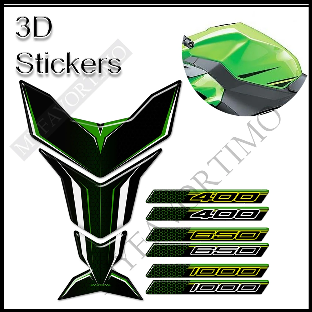 

Protector Tank Pad Stickers Decal For Kawasaki Ninja 400 650 1000 Kit Knee Emblem Badge Fairing 2016 2017 2018 2019 2020