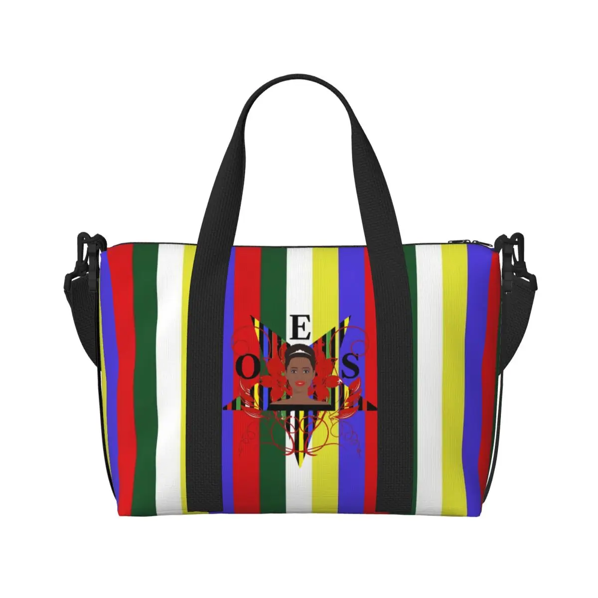 Order Of The Eastern Star Tote Bag for Women Large Capacity Freemasonry Beach Gym Travel Bags