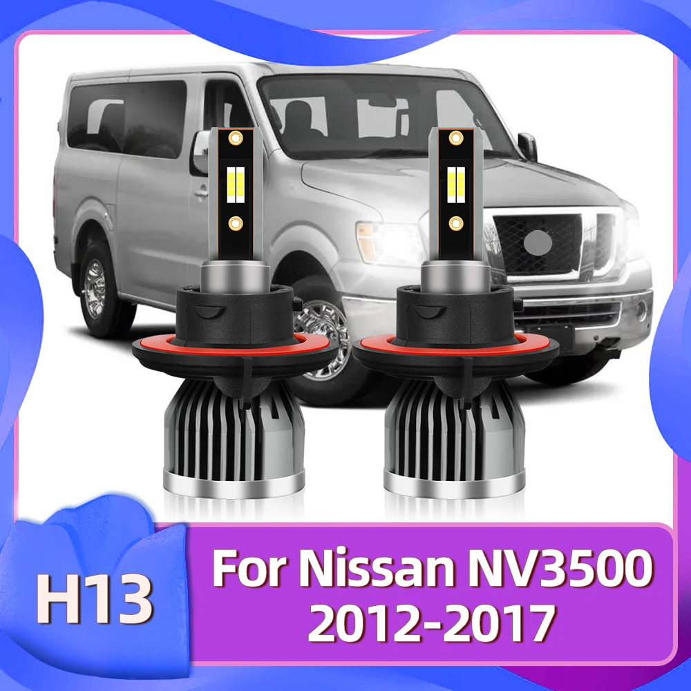 

Roadsun Turbo Bulbs LED Headlight 16000LM CSP Car Lamps For Nissan NV3500 (Van 3-Door) 2012 2013 2014 2015 2016 2017 Replace 12V