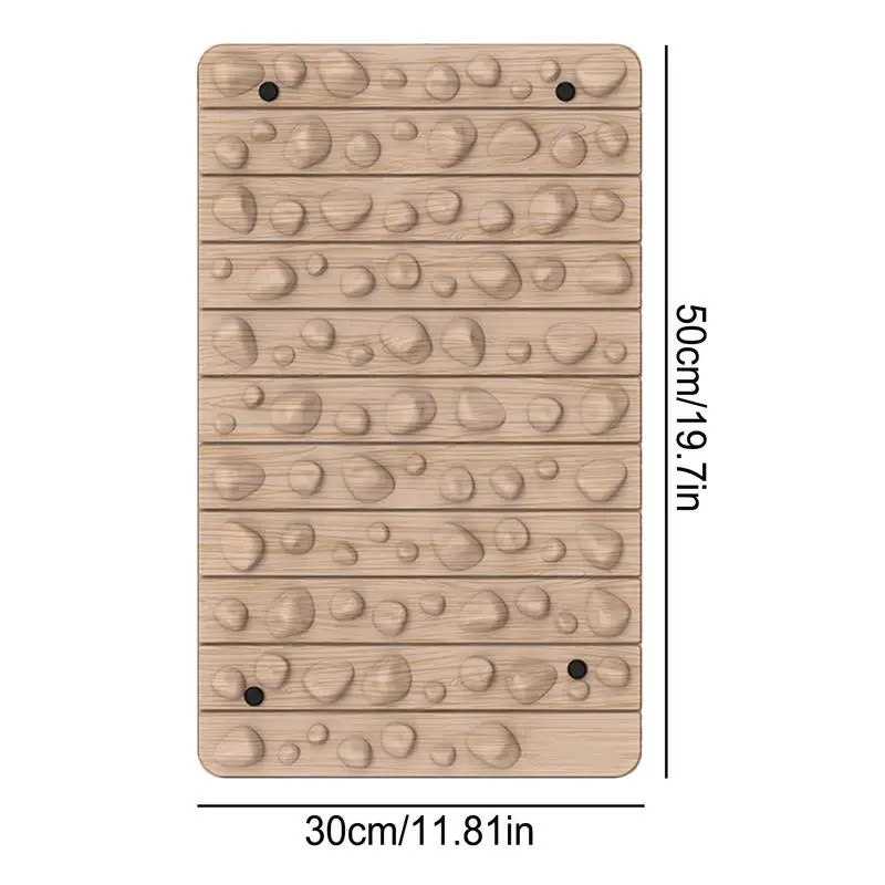 Foot Reflexology Mat Rock Mat Foot Stimulator Massager Waterproof Reflexology Multi-functional Feet Massage Tool 1Pc