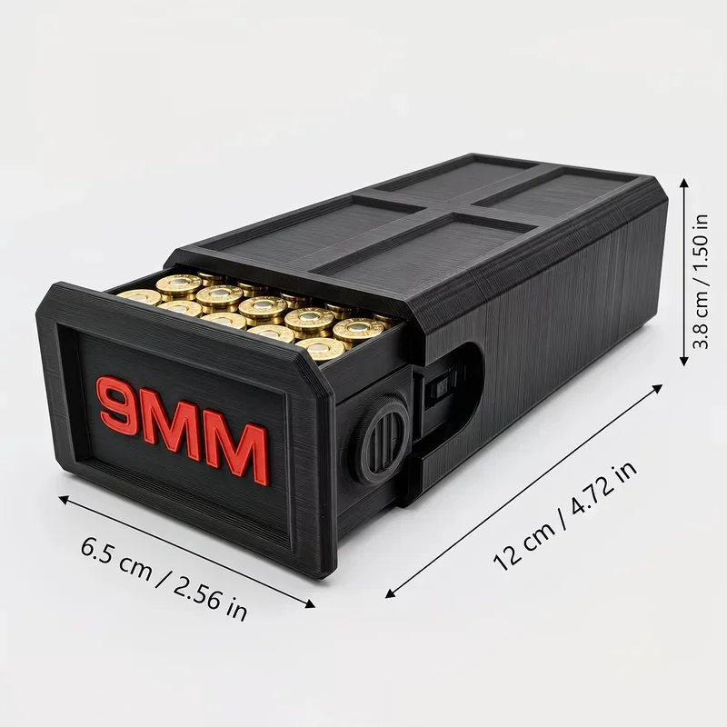  slider image of 9mm 3D Printed Storage