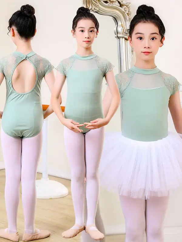 Professional Girls Ballet Dress Ballerina Dancing Costumes For Kids Dance Dress Performance Tutu Dancewear Gymnastics Leotard