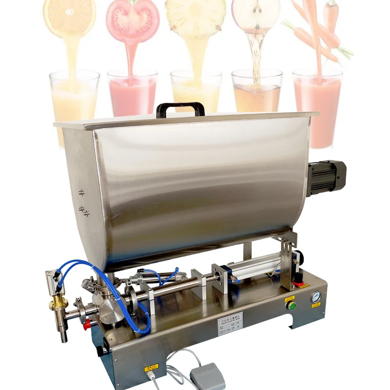 

Filling Machine Multi-Function Liquid Paste Tomato Sauce Honey Chili Sauce Quantitative Filling Machine With Mixing Function