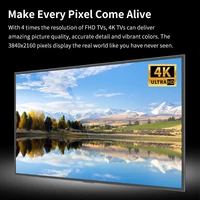 Expédition rapide, téléviseur intelligent, télévision 100 98 85 75 65 55 pouces, LED 4K avec Android Wifi 2