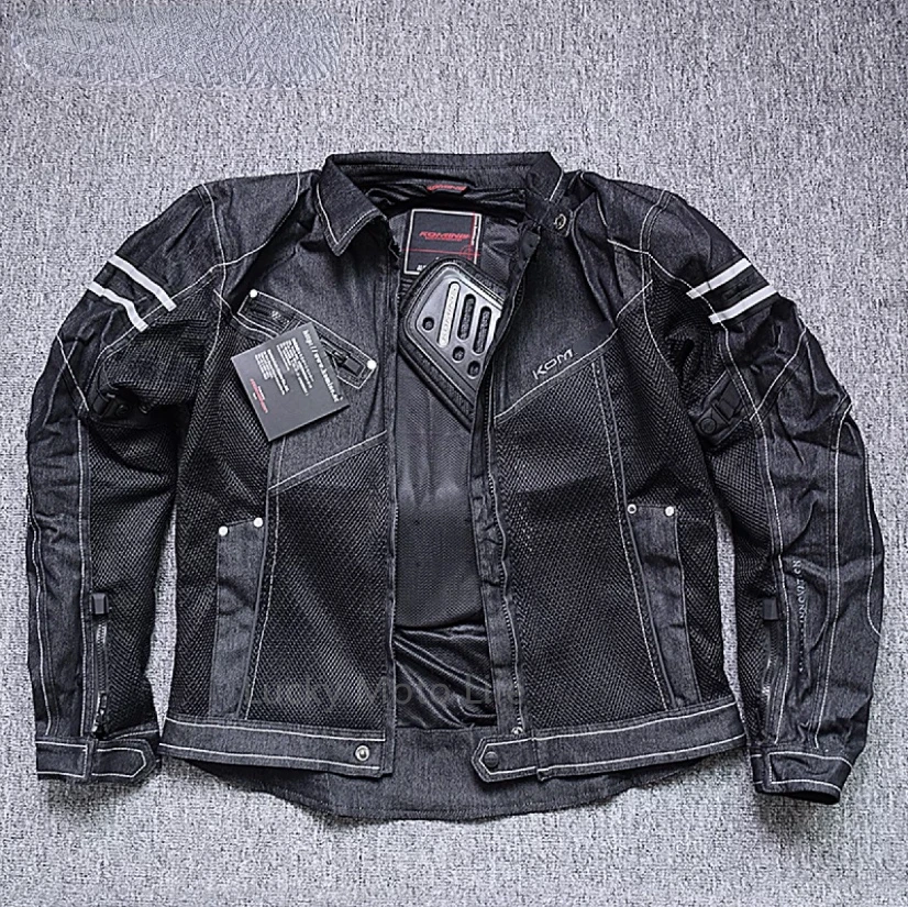 Motorcycle Jacket Spring Breathable Denim Mesh Racing High-performance Drop Resistance