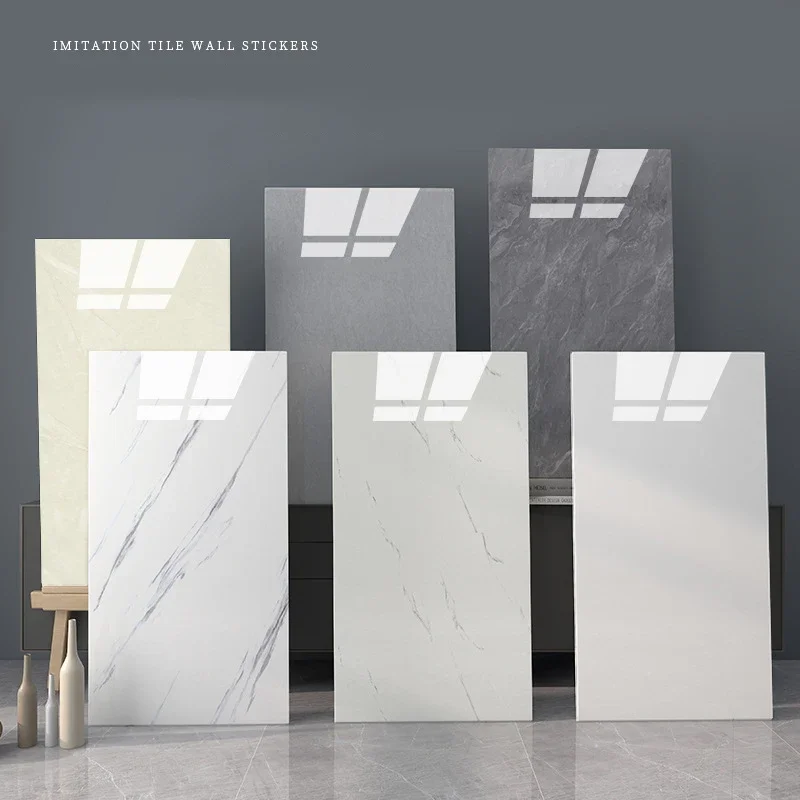 

12pcs Vinyl Self-adhesive Tile Wall Sticker for Bathroom Livingroom Decor for Wall Wallpaper Kitchen Waterproof Foor Sticker