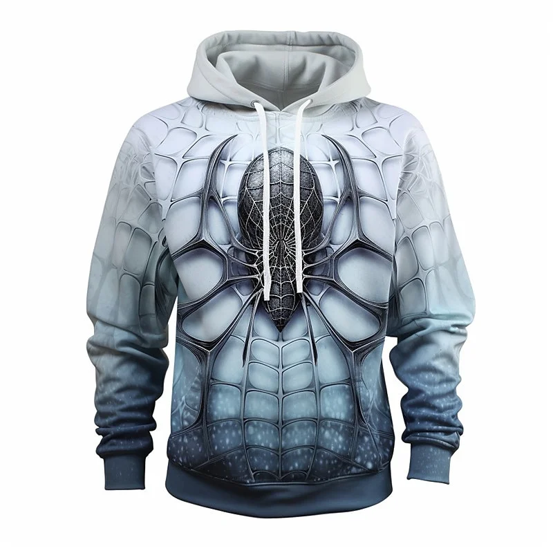 thumbnail image 1 of Sudaderas con estampado 3D de araña para hombre, Sudadera con capucha de gran tamaño, ropa de calle Harajuku de tendencia Hip Hop, Cosplay de ocio, moda de otoño, 1 of 4