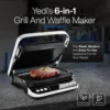 Total Package 6-in-1 Digital Indoor Grill, Waffle Maker, Press, Griddle, with Deluxe Accessory Kit 3