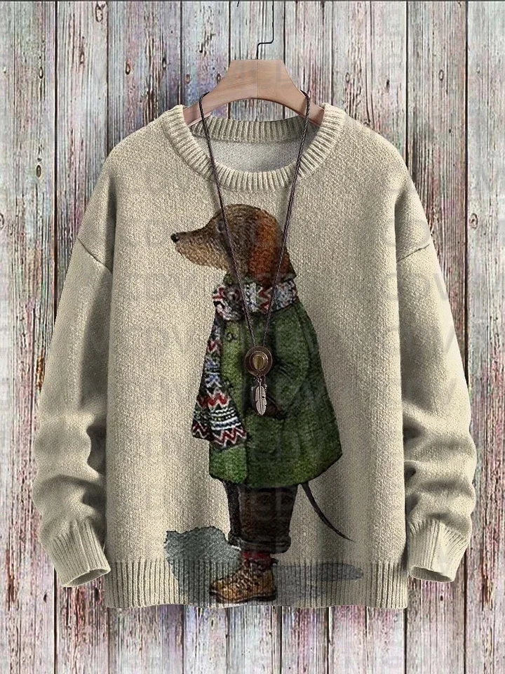 Women's top hedgehog jumper