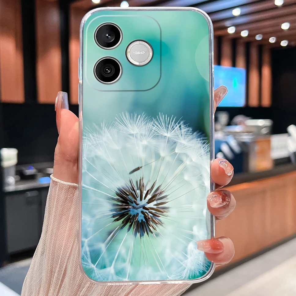 Refreshing Lemon Transparent Shockproof Soft TPU Silicone Phone Case