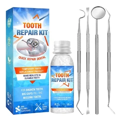 reparación dientes DIY, reemplazo dientes con espejo para boca, pinzas para boca, envío directo