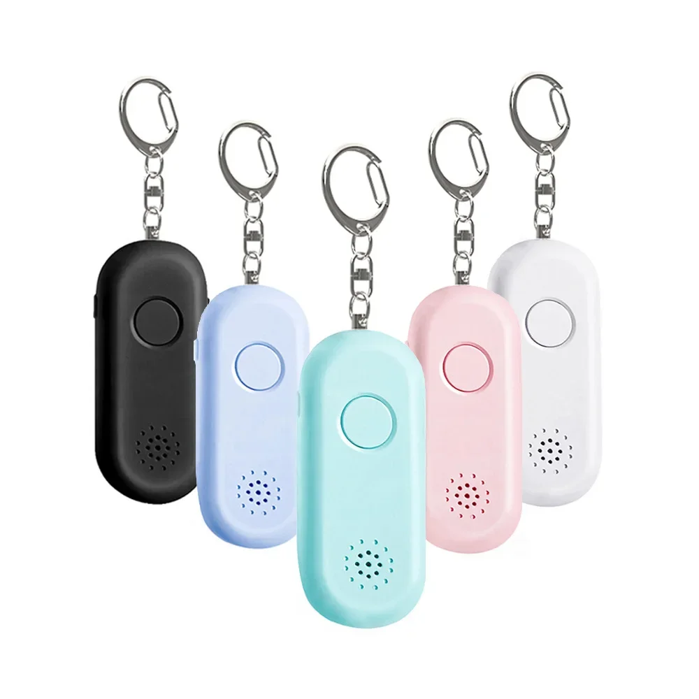 개인 보안 풀러 알람 키 체인, SOS 비상 호신 여성 보호, 노인 풀 링 사이렌, USB 충전, 120DB