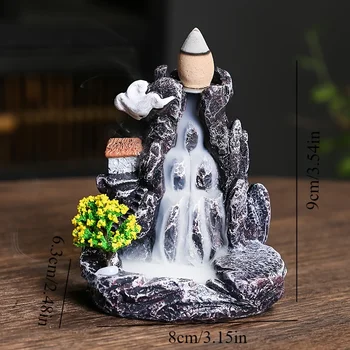 Waterfall Backflow Incense Burner 4