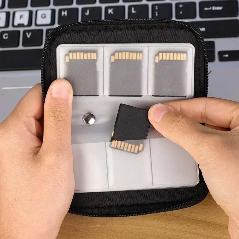 Credit Card Holder Card Holder Card Protector Card Display Stand Desk Card Holder Photo Card Holder Memory Card Protector Photo Card Binder Plastic Storage Box Memory Card Storage Bag Carrying Case Holder Wallet 22 Slots for CF/SD/Micro SD/SDHC/MS/DS Game Accessories memory card box
