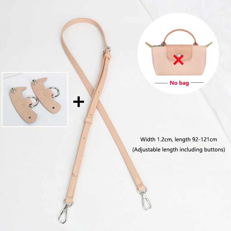 Genuine Leather Shoulder Strap Set for Crossbody Bag Transformation