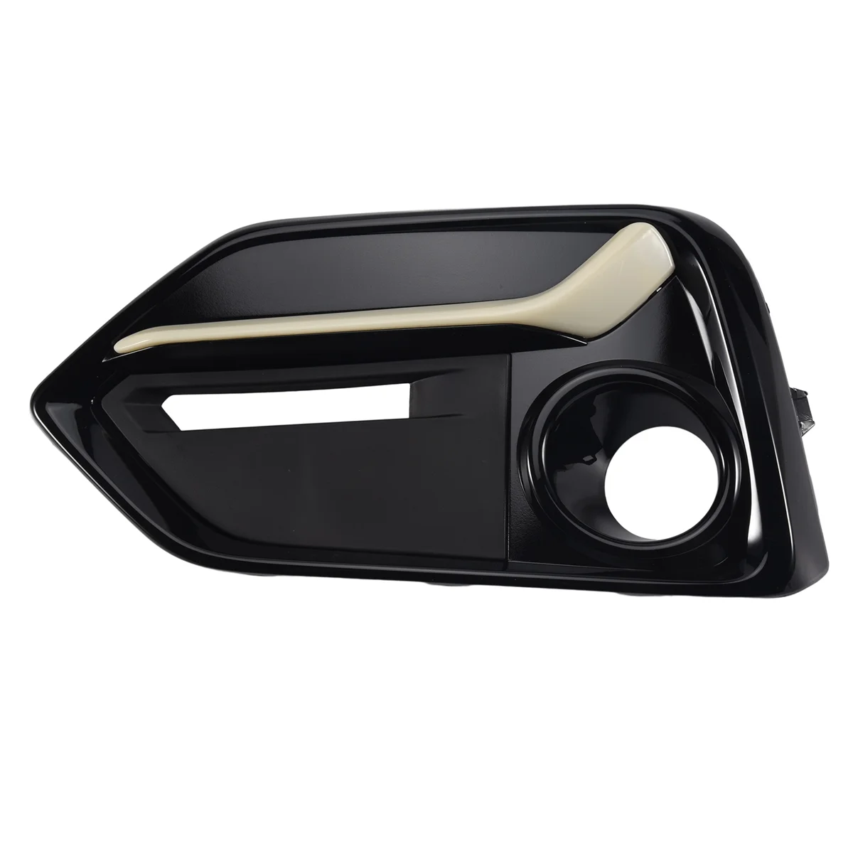 

1PCS Left Front Bumper Fog Light Cover Trim Headlights Covers Frame Hole for Honda Civic Type R 2017-2021
