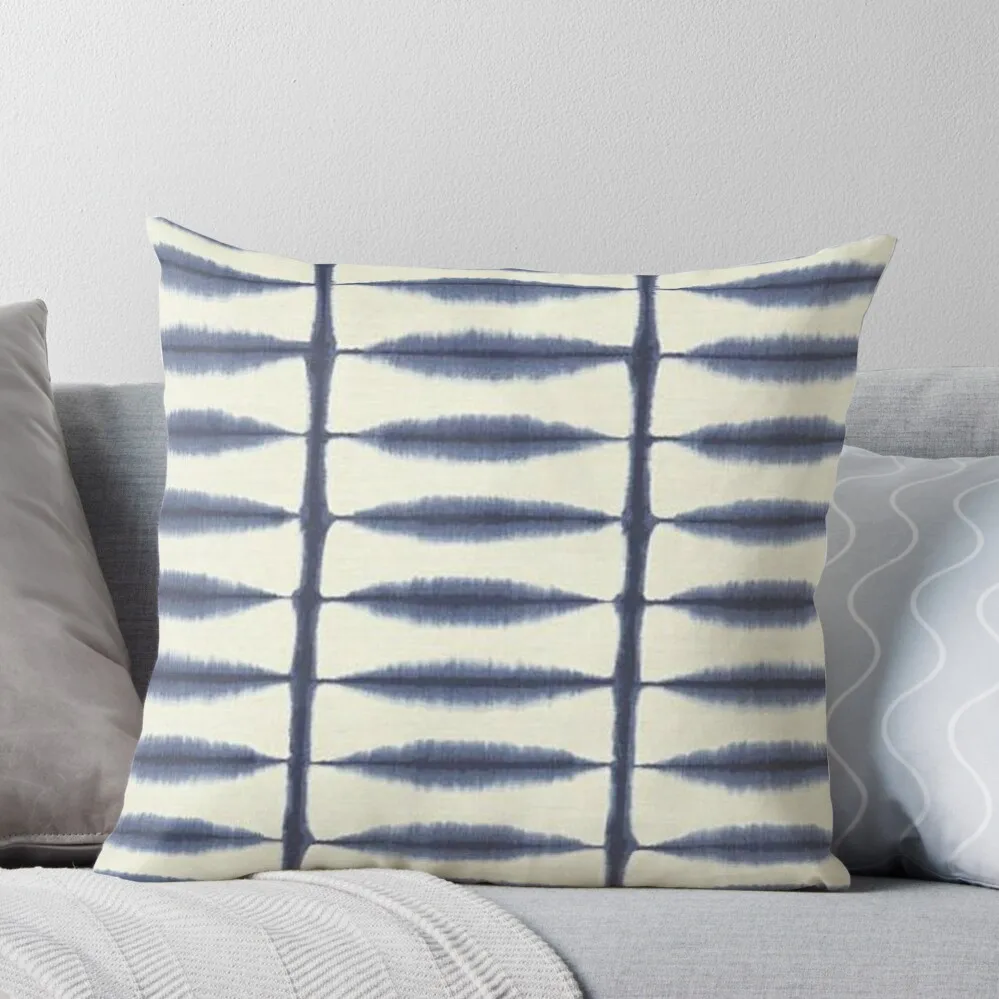 

shibori indigo geometry Throw Pillow ornamental pillows christmas cushions covers Christmas Covers For Cushions