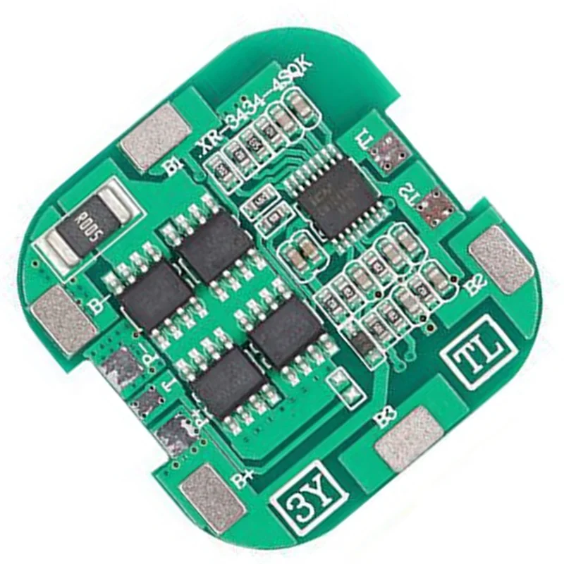 

1Pcs 4S BMS 8A 14.8V 18650 Li-Ion Lithium Battery Charge Board Sweeping Machine Solar Lithium Battery Protection Board