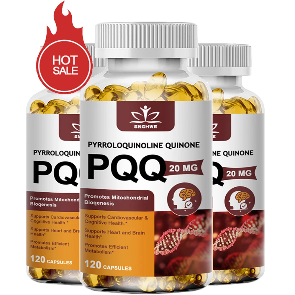 

SNGHWE PQQ 20 Mg Capsules|for Vascular,Heart & Joint Function|May Help With Decreased Sleep&Cognitive Function Brain Supplements