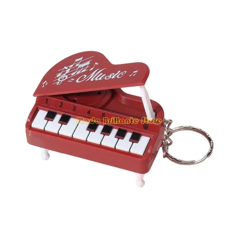 Desktop Klavier Keychain süße Musikspielmaschine Buntes Bag Anhänger Y08E – Detail 3