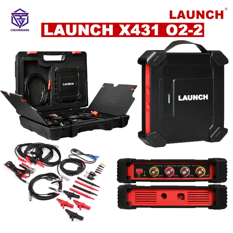 Launch X431 O2-2 Scope Box Oscilloscopio 4 Canali 100Mhz Usb Dc Automotive Oscilloscopi Supporto X-431 Pad Vii/ Pad V/Pad Iii