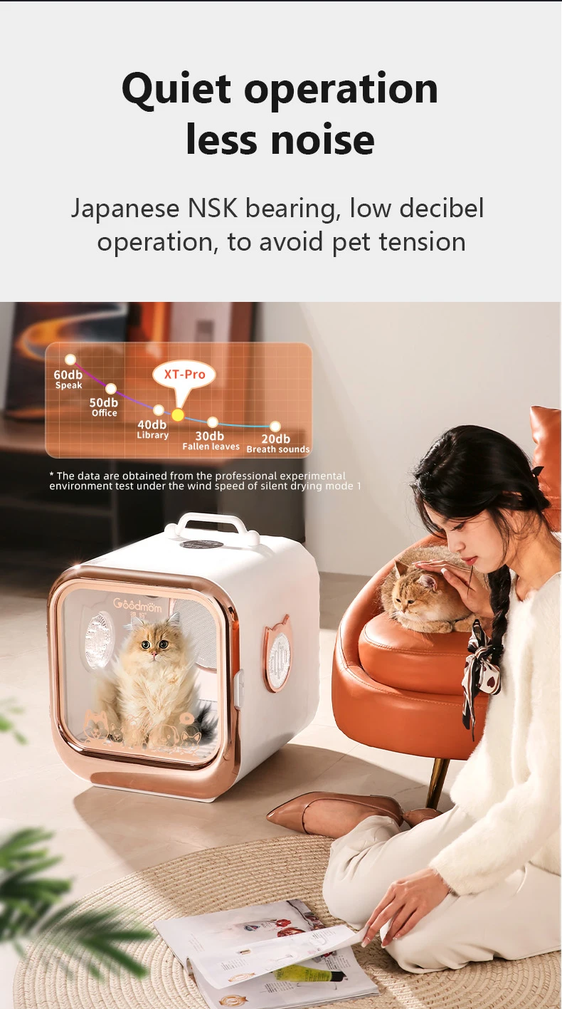 Customizable 63L Dryer Box Small Dogs Cats Durable ABS Plastic Polyester Infrare