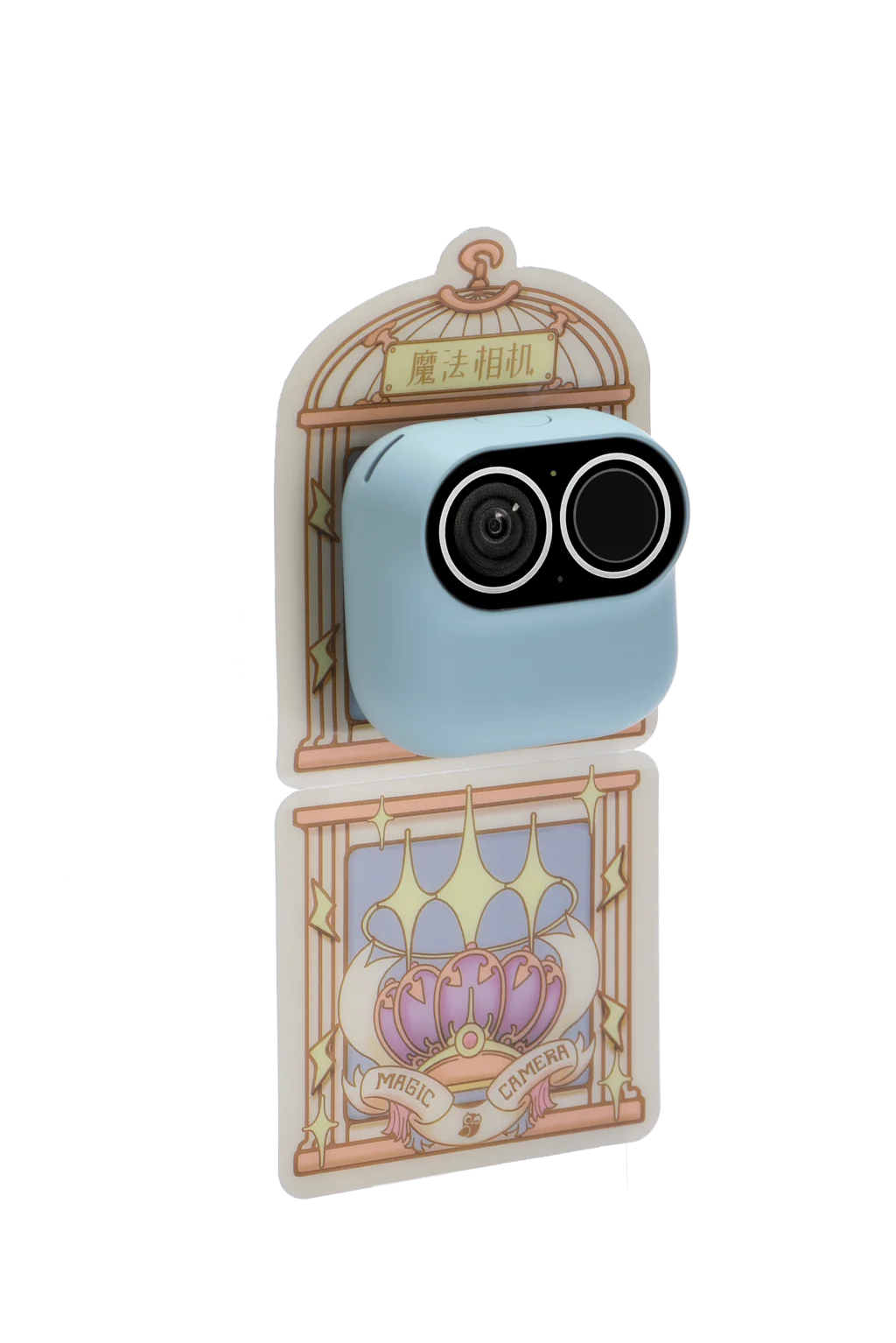 Xiaomo Magic Camera Vlog Camera 360&deg; PTZ Monitoring HD Cell Phone Remote Monitoring Delayed Shooting Creative overseas version