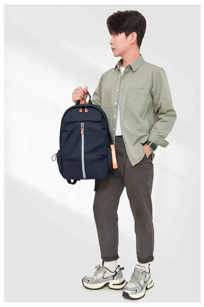 Teenager Casual Sport Schultaschen-Set für Männer und Frauen, großes Fassungsvermögen, dreiteilige Pendelschulter, Doppeltaschen für die Schule und – Detail 22