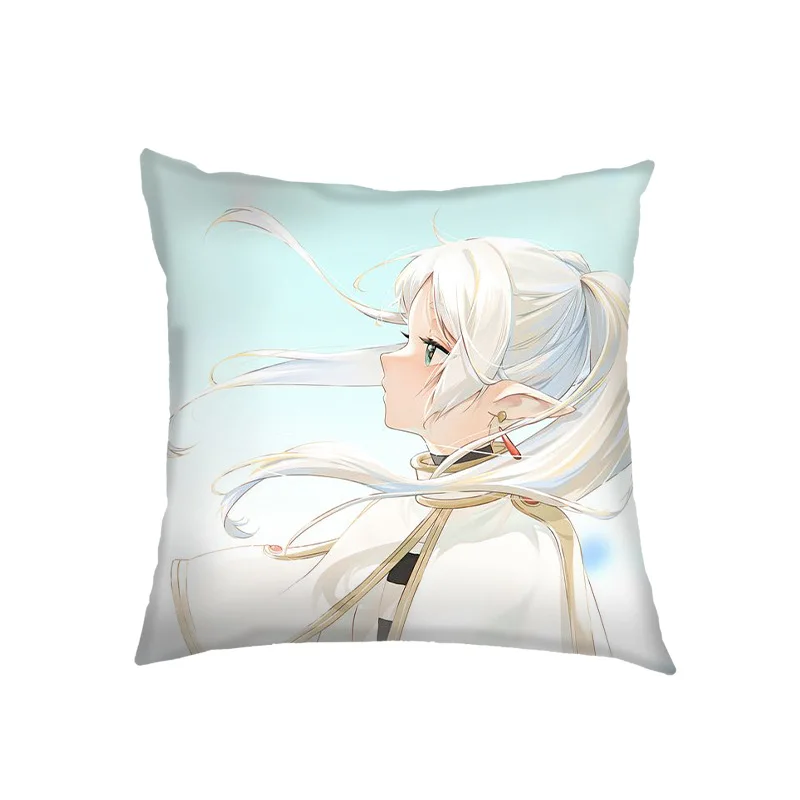 Frieren Beyond Journey's End pillow case 45x45cm High Quality Pillowcase Decorative Pillow Cover Wedding Decorative