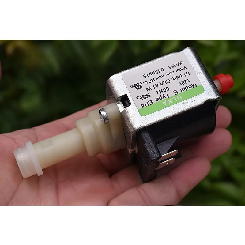 Italy ULKA EP4 Electromagnetic Pump AC120V Plunger Pump Coffee Machine Water Small Flow High Pressure Stable Effluent