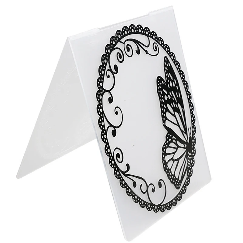 

Butterfly Plastic Embossing folder Template for DIY Scrapbooking Crafts Making Photo Album Card Handmade Decoration Supplies