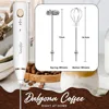 Powerful Milk Frother Wand Ultra Fast Handheld Drink Mixer Electric Whisk Foam Maker for Coffee,Lattes,Cappuccino,Frappe,Matcha 6