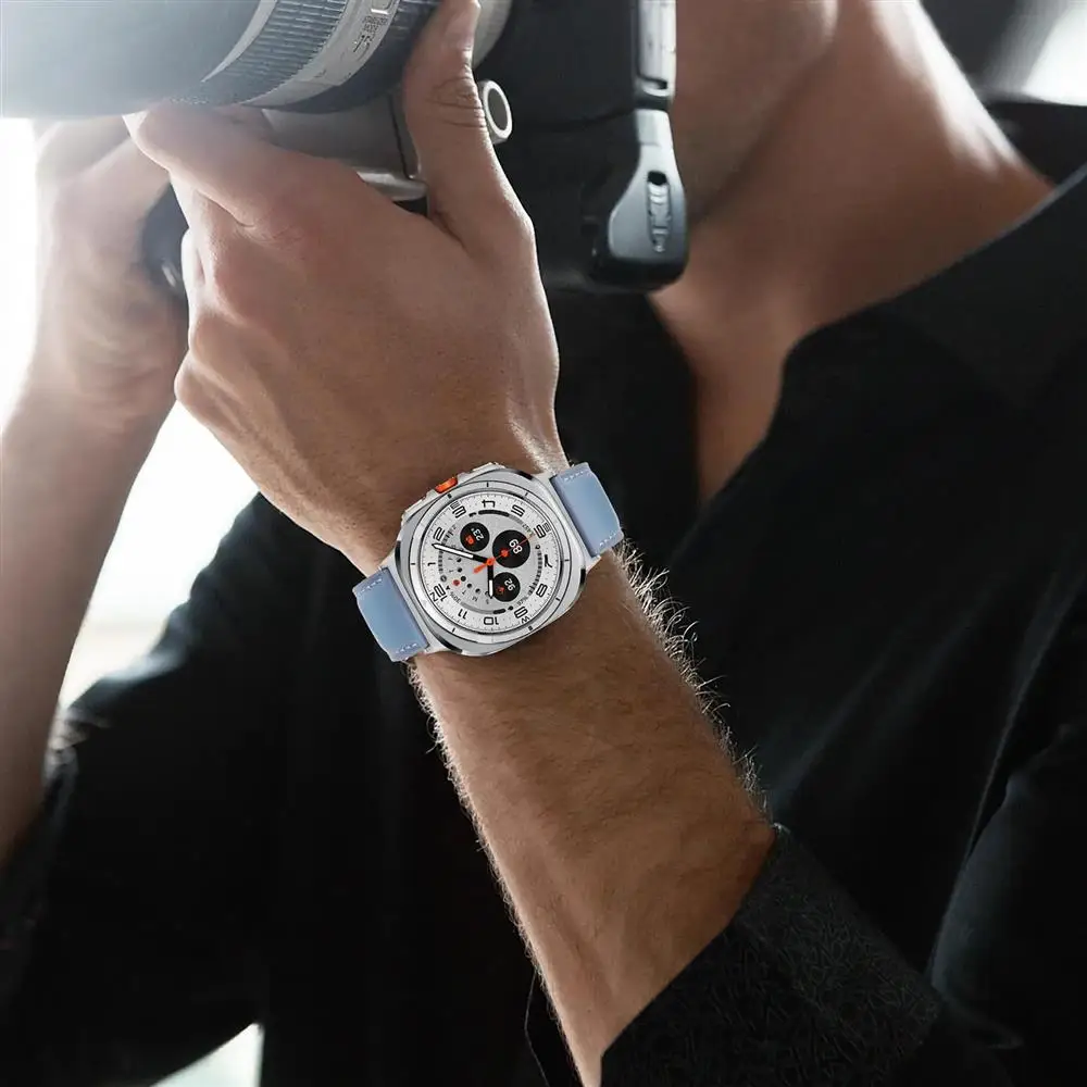 Elegant Leather Wriststrap - Premium Classic Quick Release Band