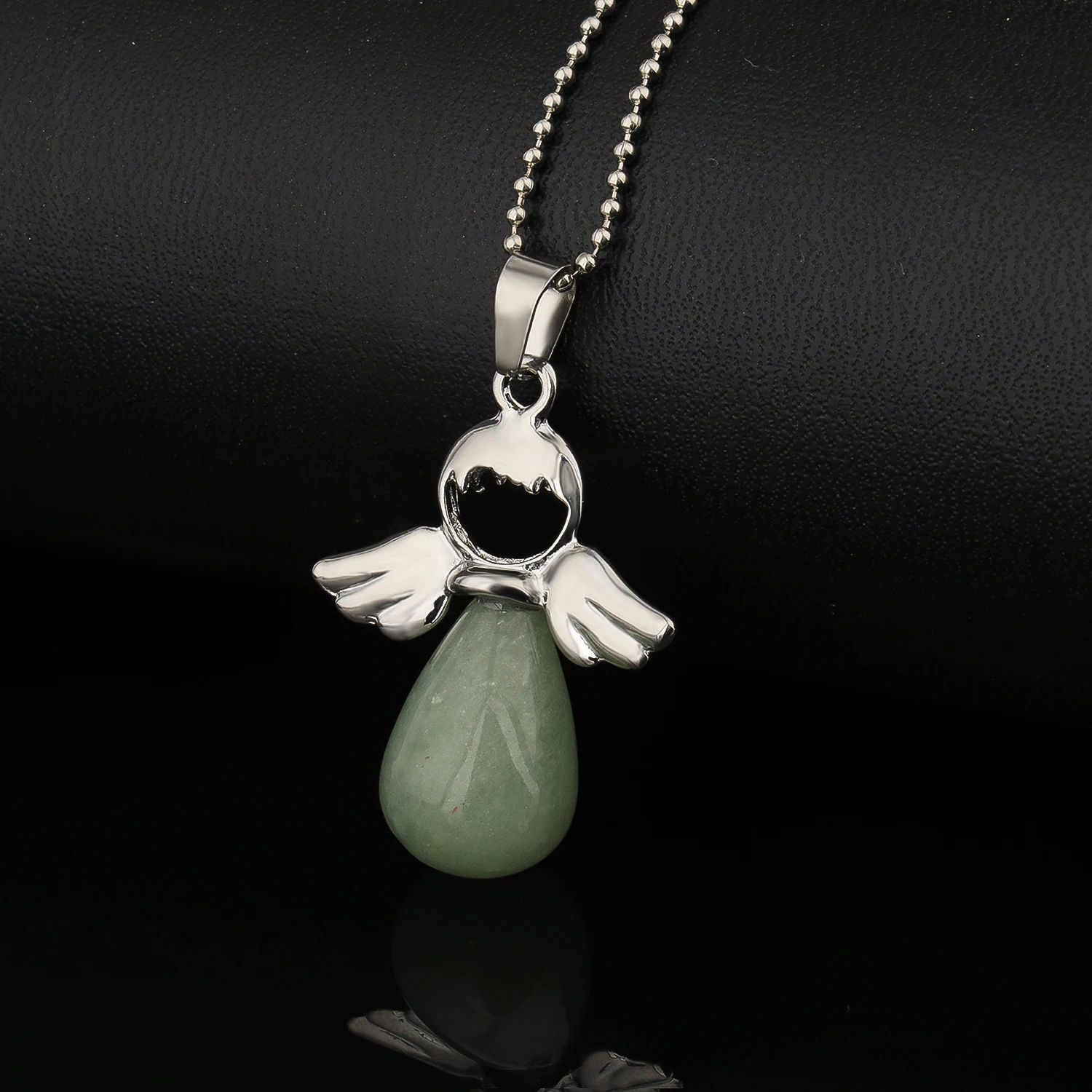 龍の波動を込めたグリーンアベンチュリン‪ネックレス 楽天市場‬