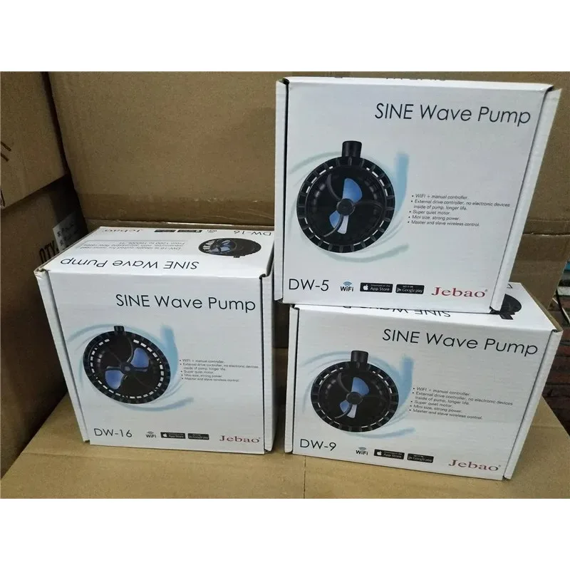 NEW Jebao/Jecod 110~240V WIFI sine wave pump for aquarium coral cylinder pump wave maker fish tank marine fresh