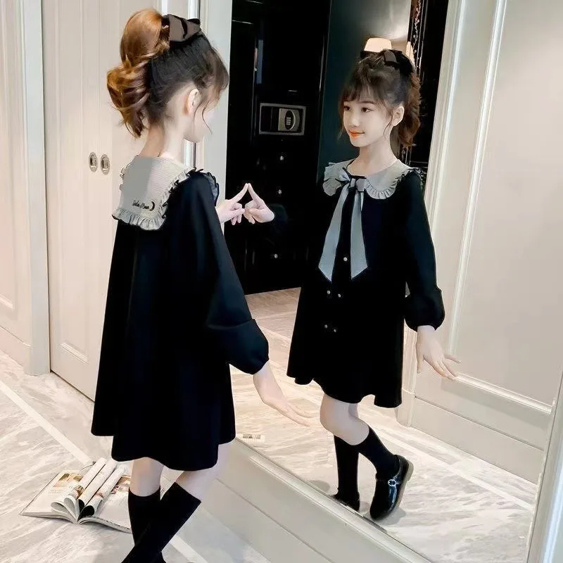 Vestidos Child Clothing Dress for Girls Autumn New Fashion Child Princess Dress Casual Girl Long Dresses Vestidos Para Ni&ntilde;as